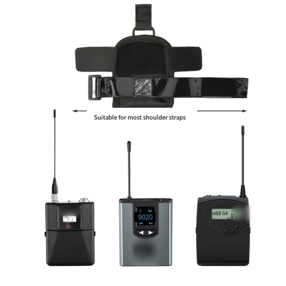 Transparent Design Wireless Bodypack Transmitter Pouch for Optimal Visibility