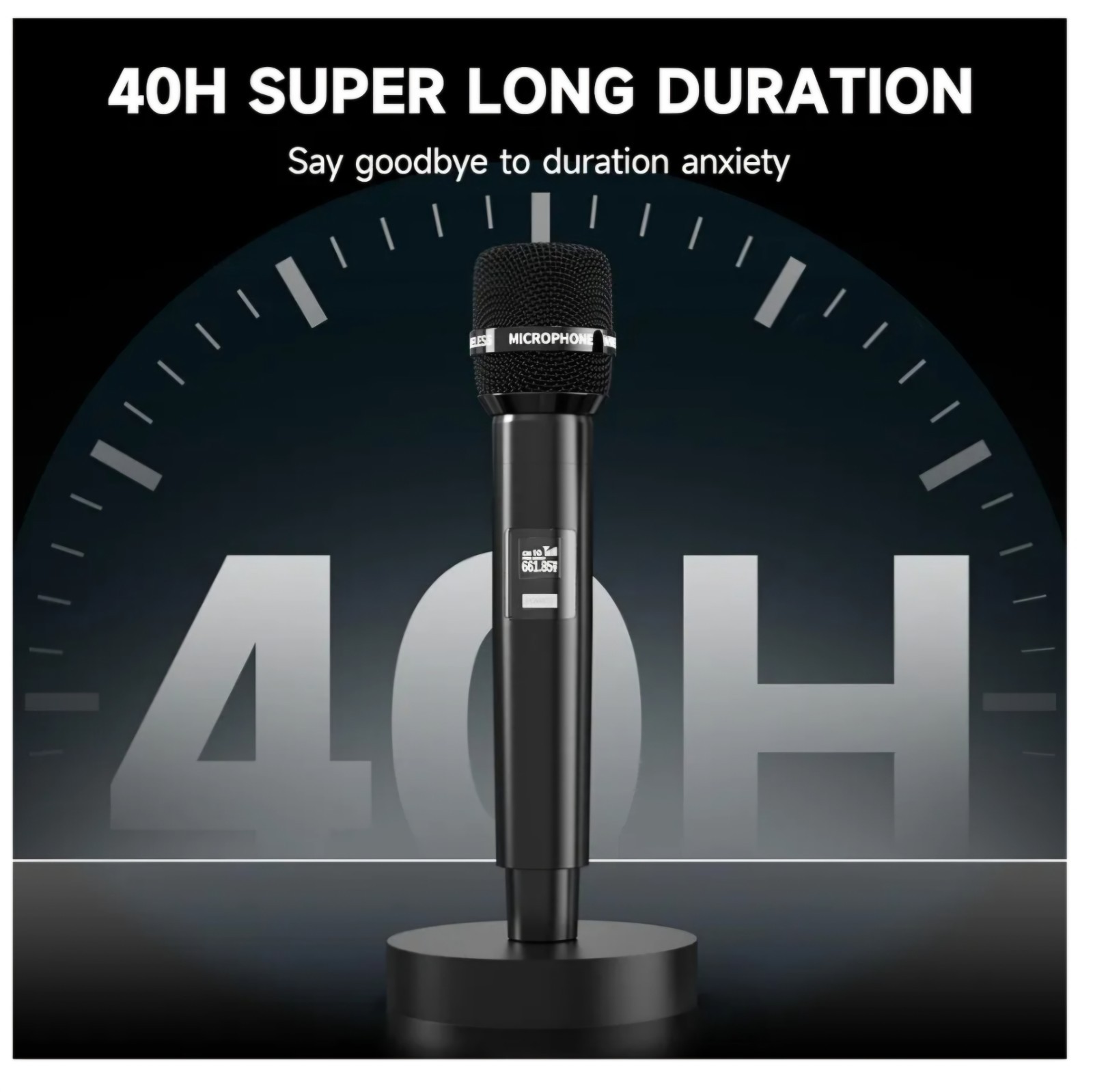 Wireless Microphones, Wireless Microphone with One-to-One Chip Connection, Less
