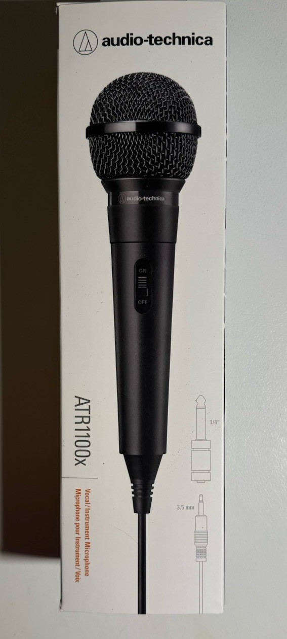 Audio-Technica ATR1300X Unidirectional Dynamic Vocal/Instrument Microphone