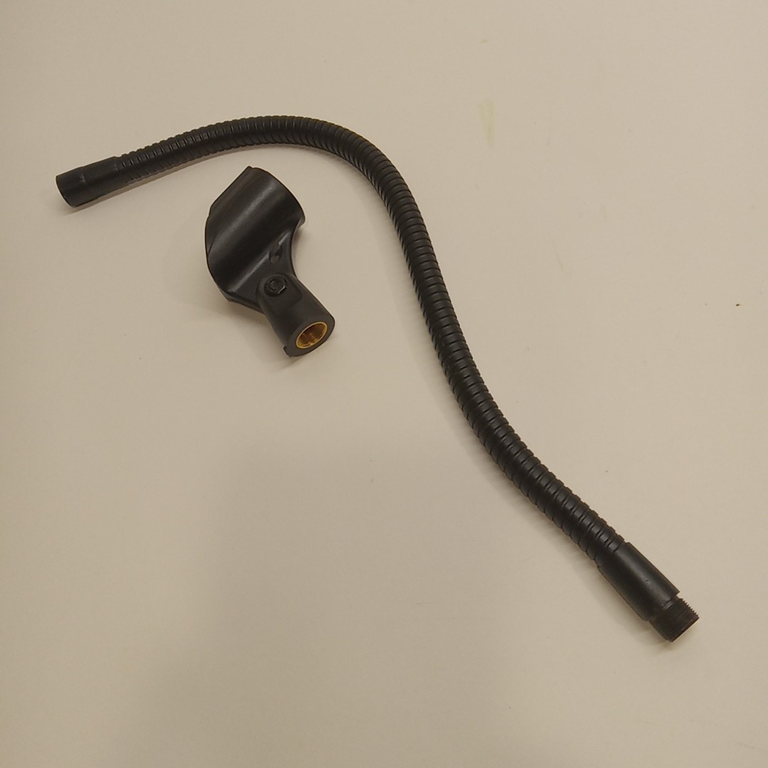 Gator Frameworks GFW-MIC-GN13 13″ Flexible Black Gooseneck Microphones w/Clip