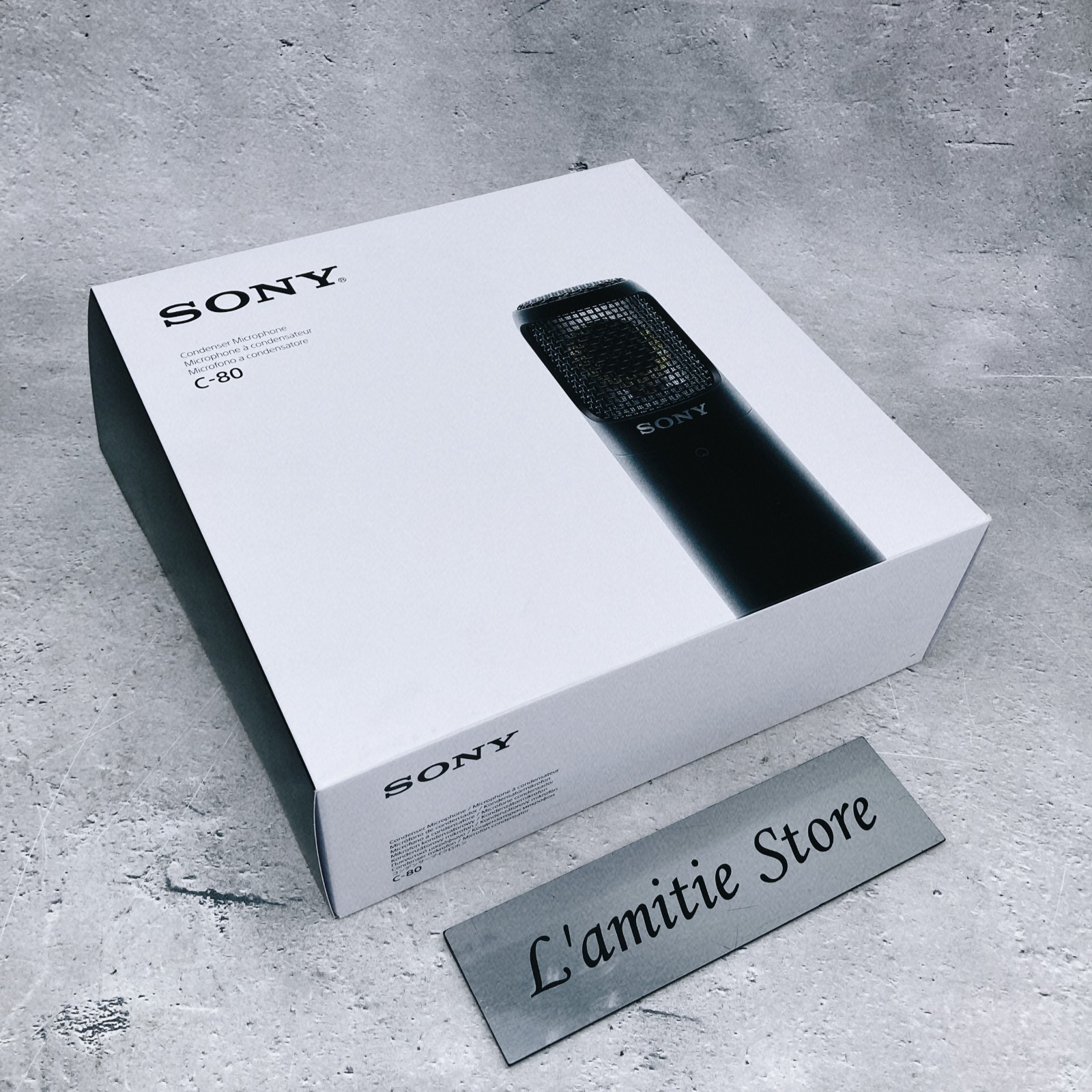 SONY C-80 Unidirectional Condenser Microphone φ25mm C80 Vocals Voice Contents JP