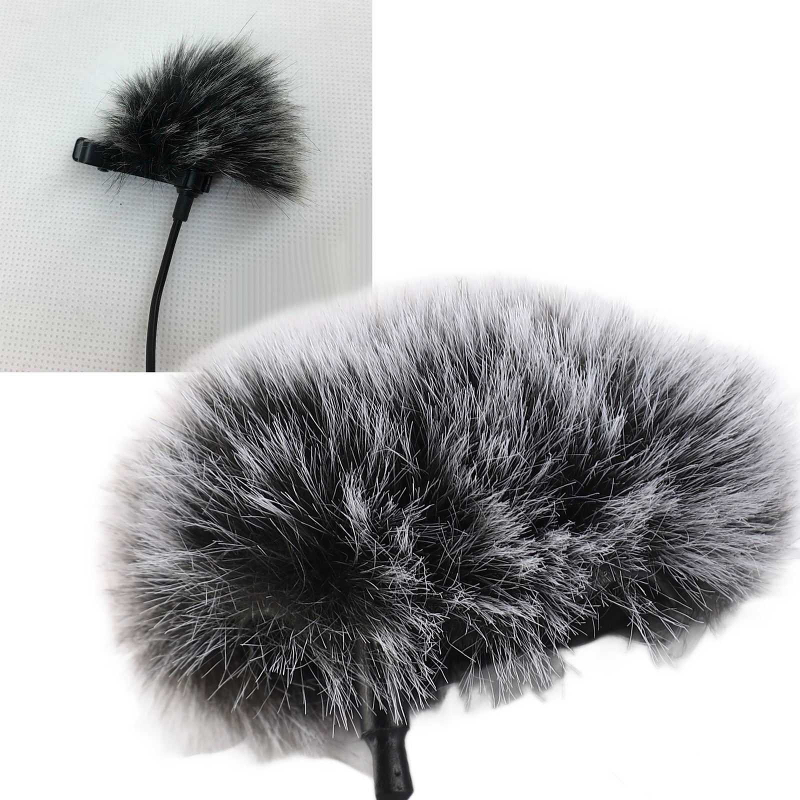 Microphone Furry Windscreen Portable Compact Soft Muff For Clear Sound