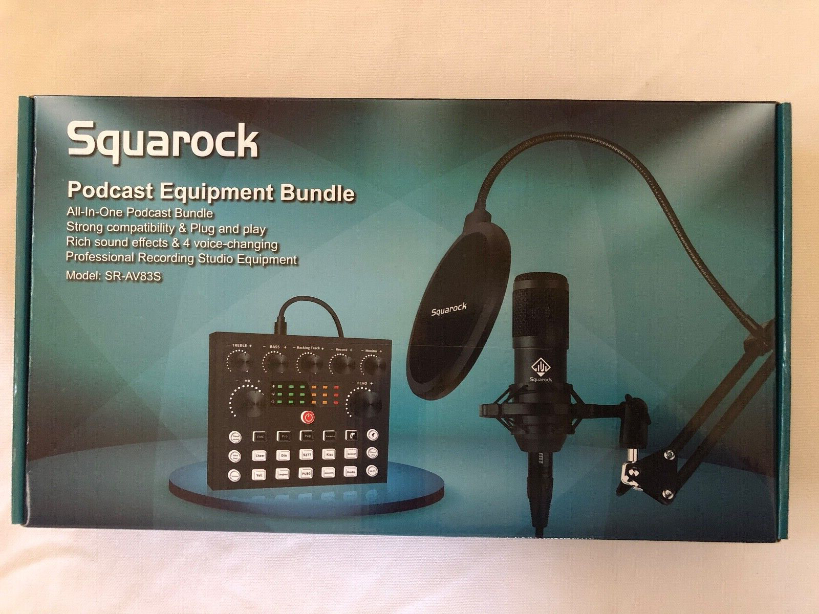 NEW SQUAROCK AV83S PODCAST EQUIPMENT BUNDLE ALL IN ONE