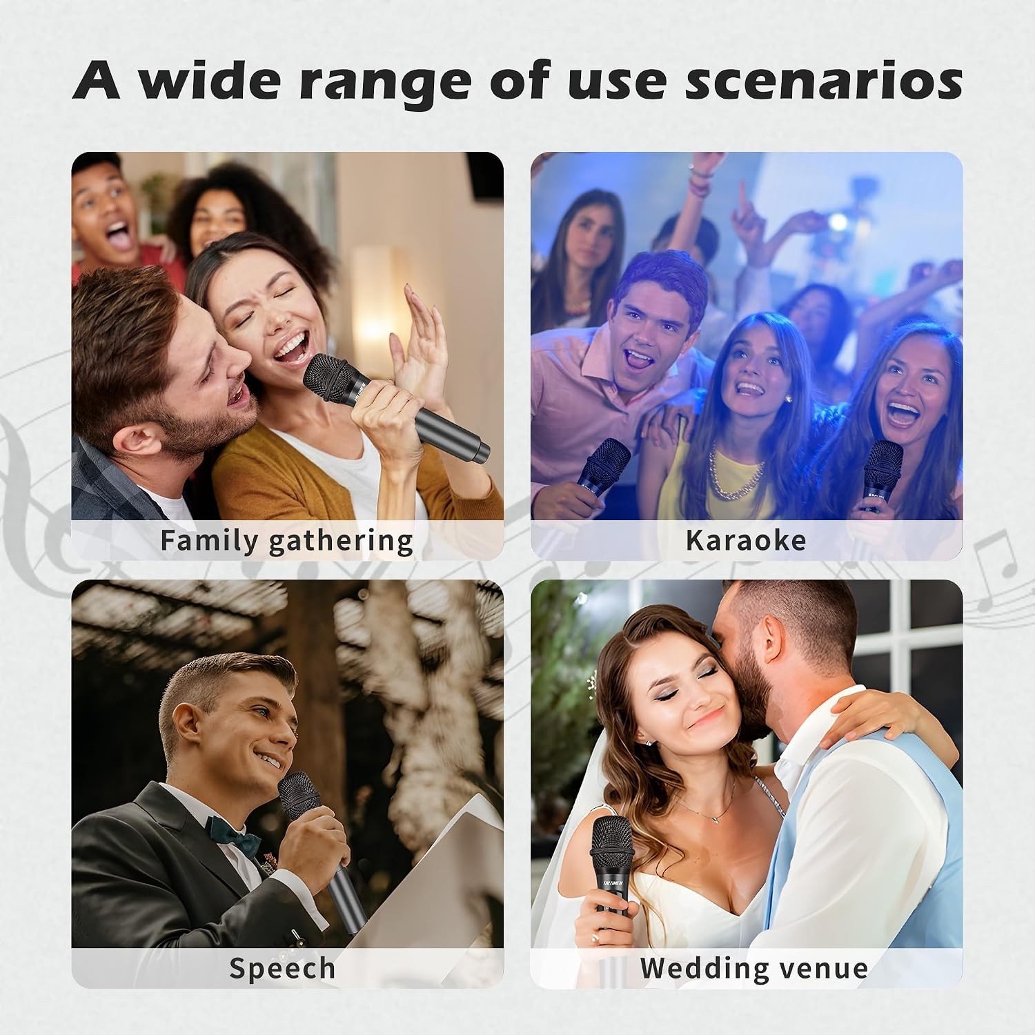 Professional Wireless Microphone Set