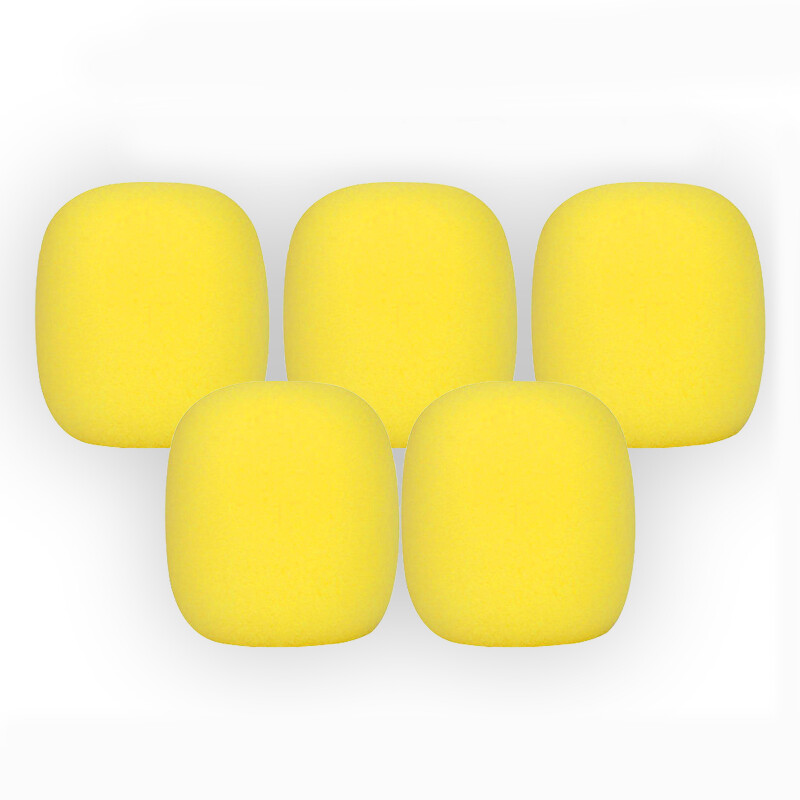 5pcs Microphone Sponge Cover Non Disposable Protection Handheld Stage Microphone