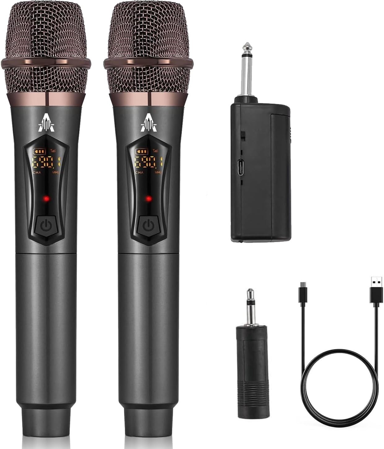 DSP Noise Reduction Wireless Microphone – Rechargeable, Long-Lasting Performance