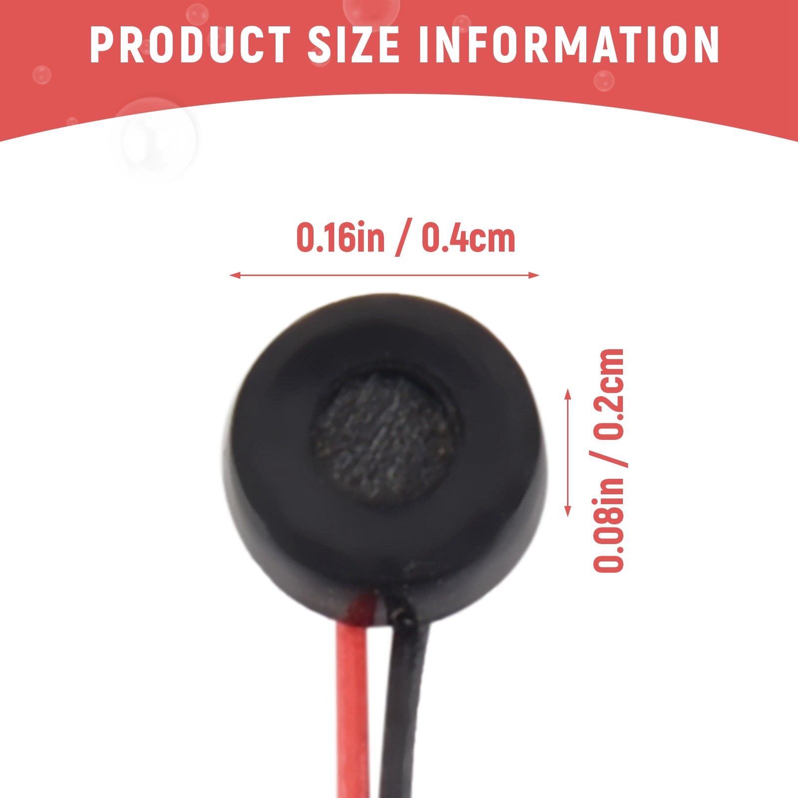 10pcs Electret Condenser MIC 4mm x 2mm for PC Phone MP3 MP4 P3P15398