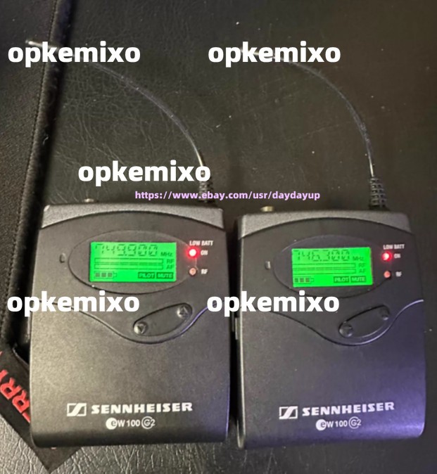 1pcs A pair of Sennheiser EK100 G2 waist bag receivers,740-776M