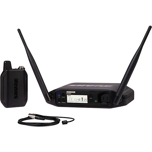 Shure GLXD14+/P93 Wireless WL93 Lavalier Microphone System Z3 Band 2.4 & 5.8GHz