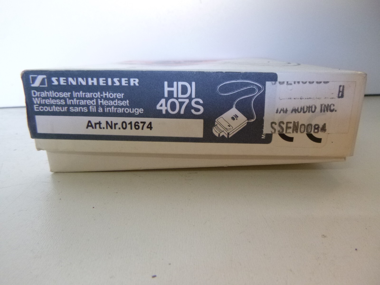 Sennheiser HDI 407S Infrared Headset Receiver HDI 407-S