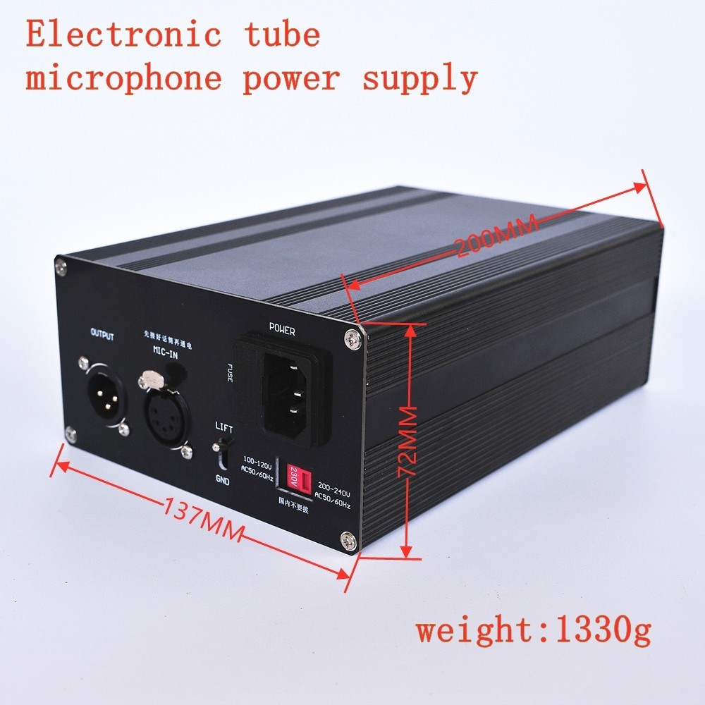 Universal Multi-Voltage Vacuum Tube Microphone Power Adapter for tube microphone