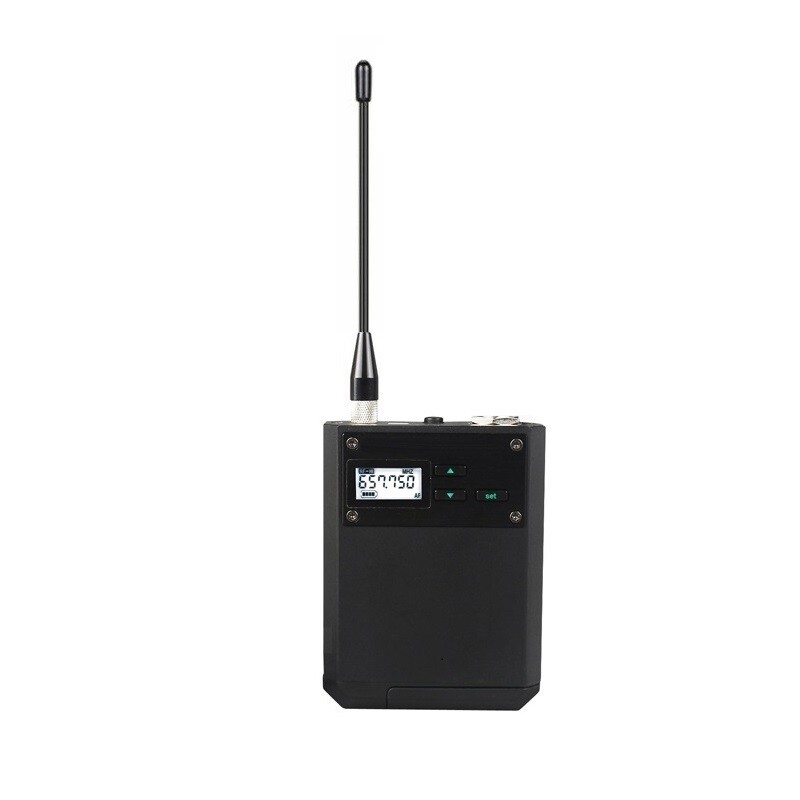 Professional Stage Wireless Microphone with 2 Metal AXT100 Bodypack Transmitter