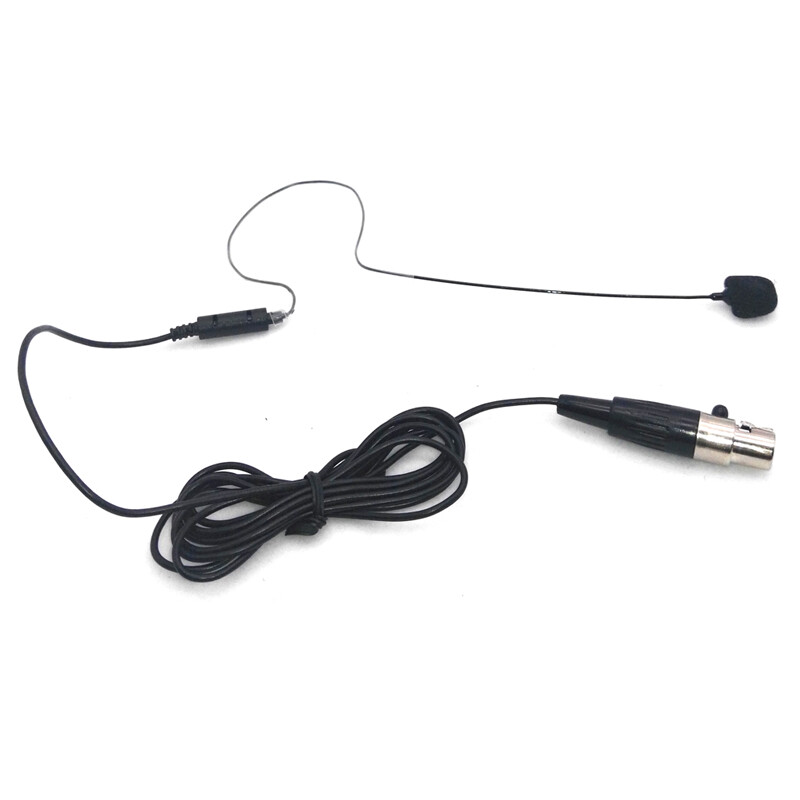 Headset Headworn High Quality Microphone For Shure 4 pins Wireless Black NEW