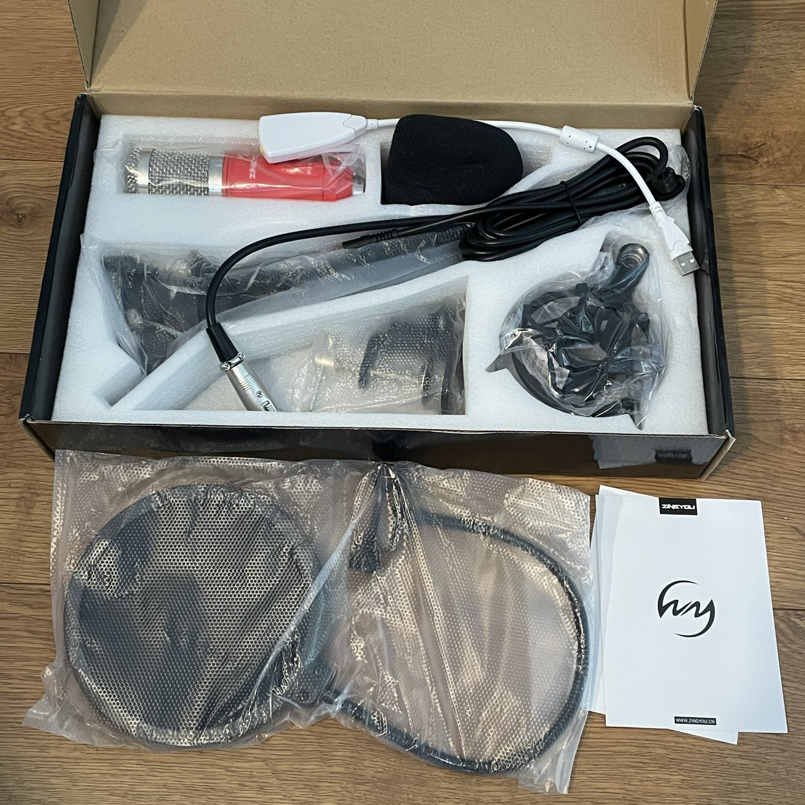 ZINGYOU BM-800 Microphone Bundle, NEW IN OPEN BOX