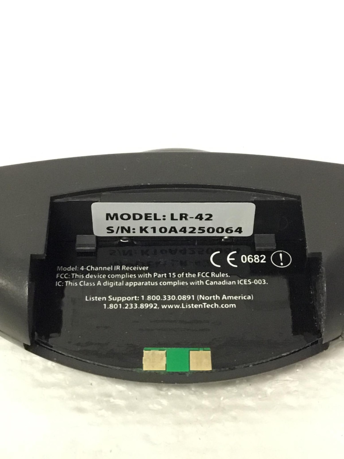 Lot of 8 Listen LR-42 Receiver w/ LA-350-8 Charger & Batteries Working QTY AV