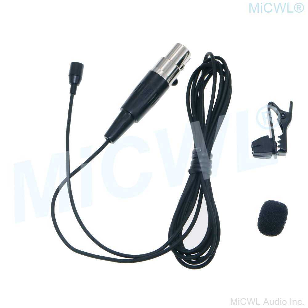 Omnidirectional Tie Clips Microphone For AKG Samson Wireless BeltPack Mini TA3F