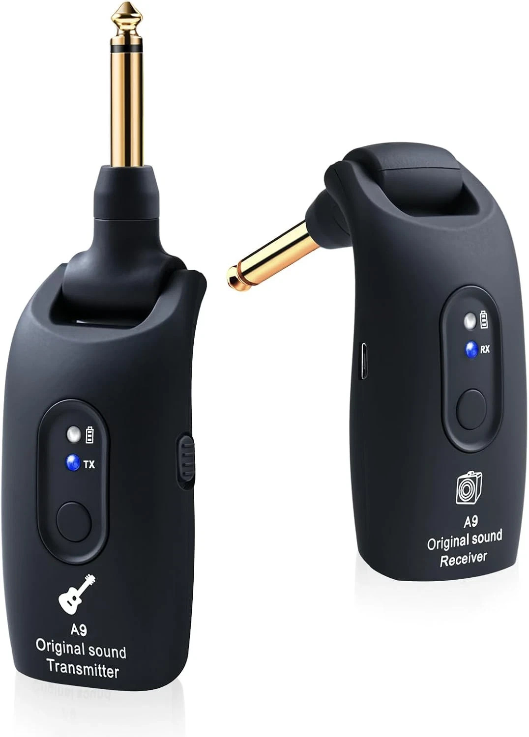 Sistema Inalambrico Para Guitarra Receptor De Transmisor Audio Recargable 2.4GHz