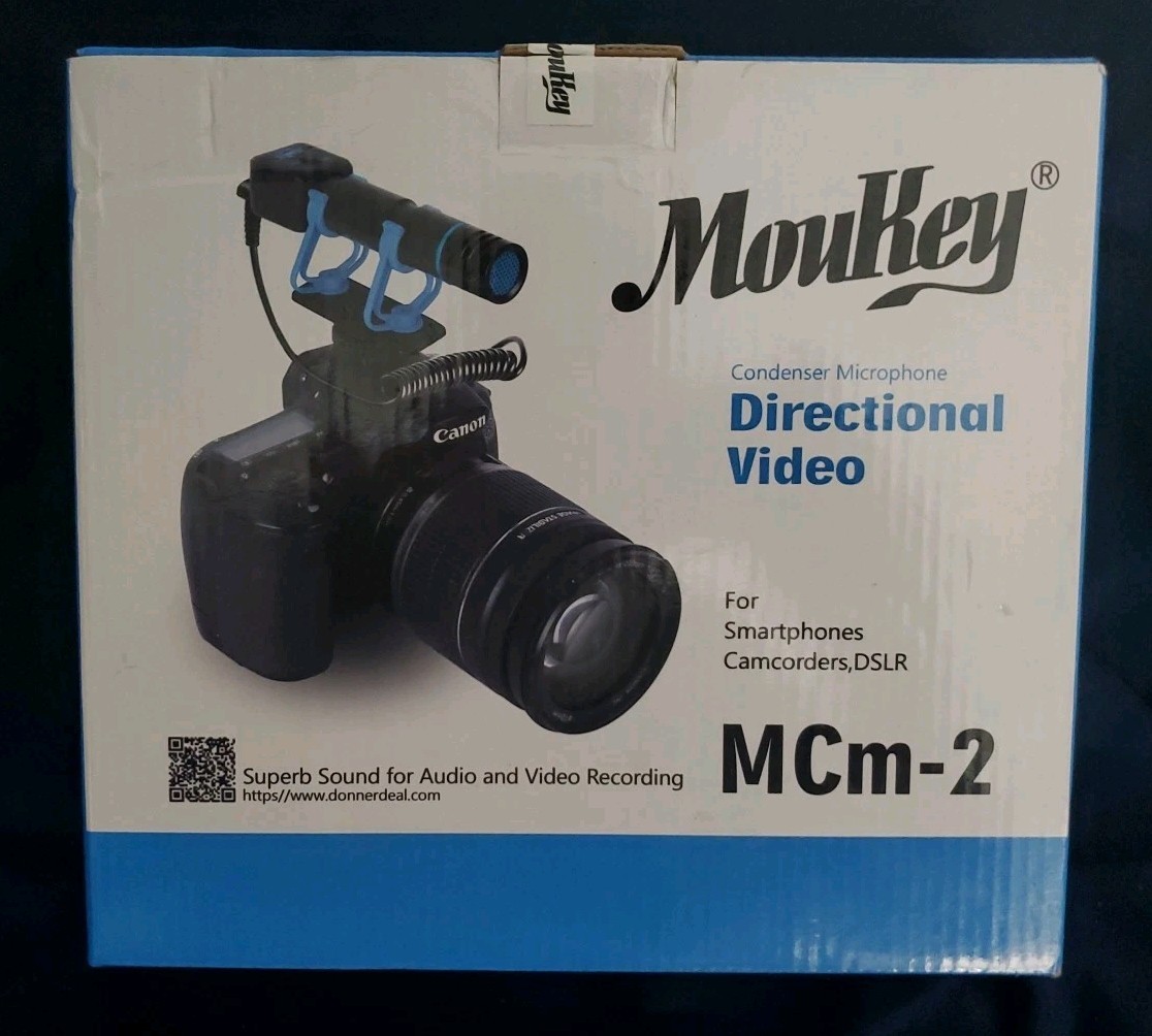 Moukey MCm-2 Superb Sound for Audio & Video For Most DSLR cameras Phone & Tripod