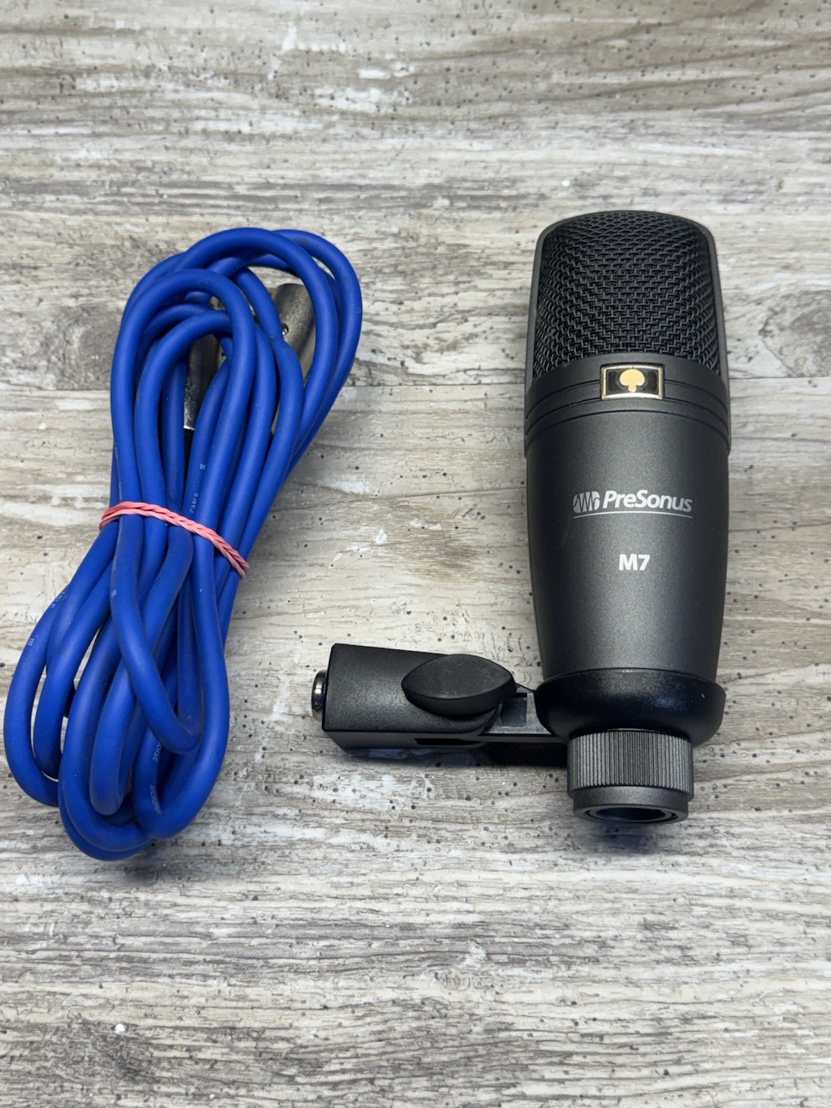 PreSonus M7 Condenser Microphone with XLR Cable & Mount – Studio Recording