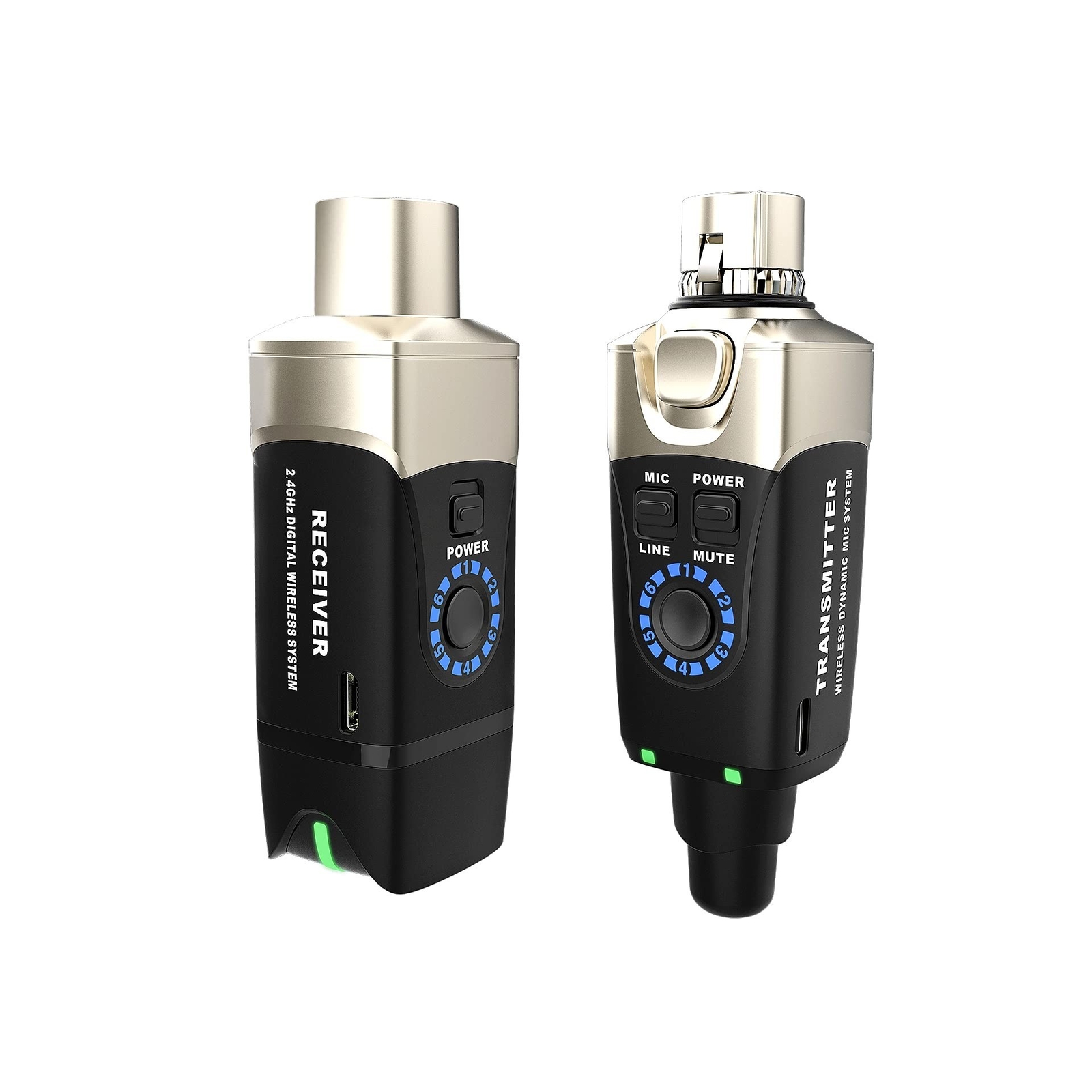 Xvive U3 Wireless Microphone System 2.4GHz Wireless XLR Transmitter and Recei…