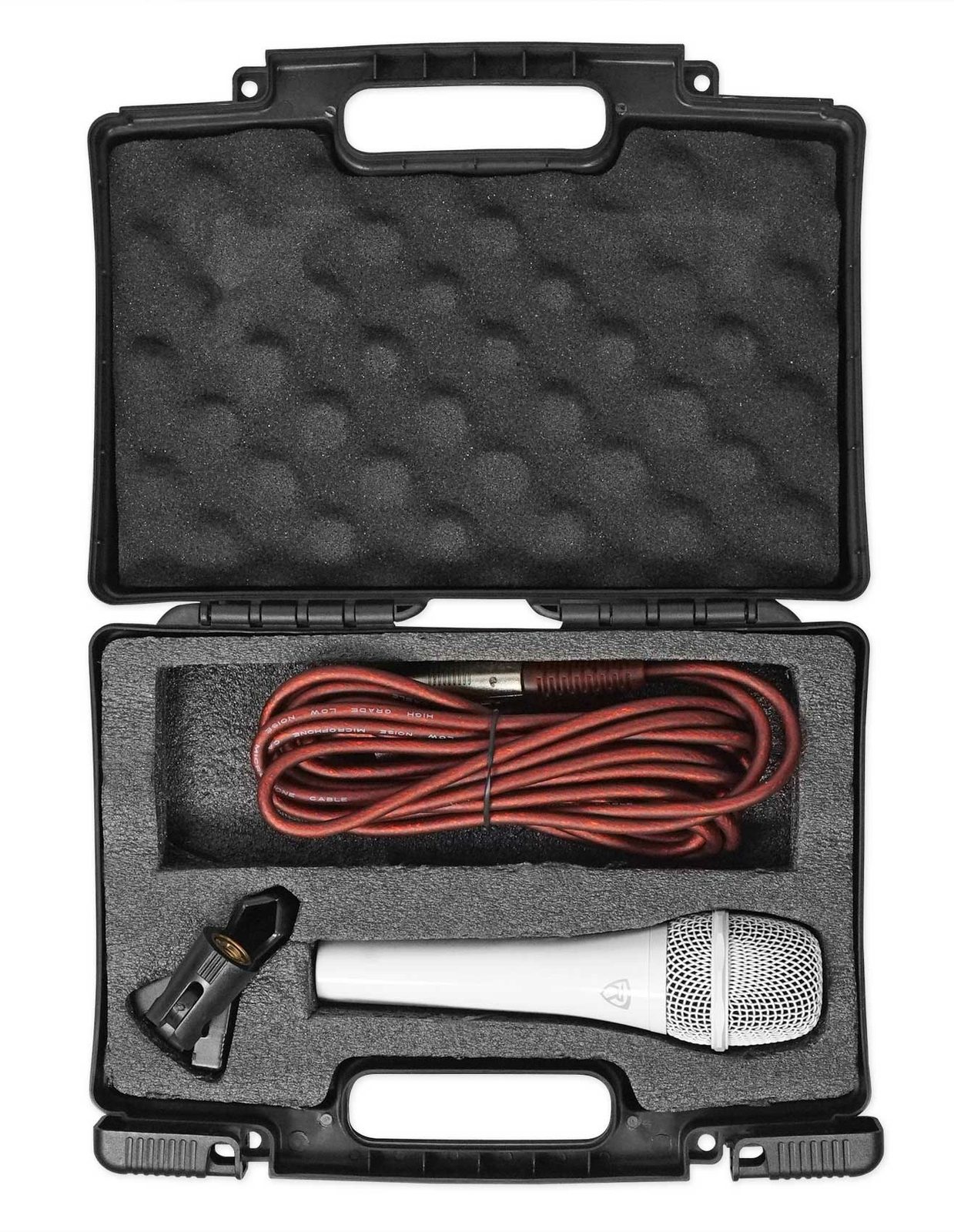 Rockville TC PRO White Electro-Plated Microphone Premium Mic w/Taiwan Cartridge