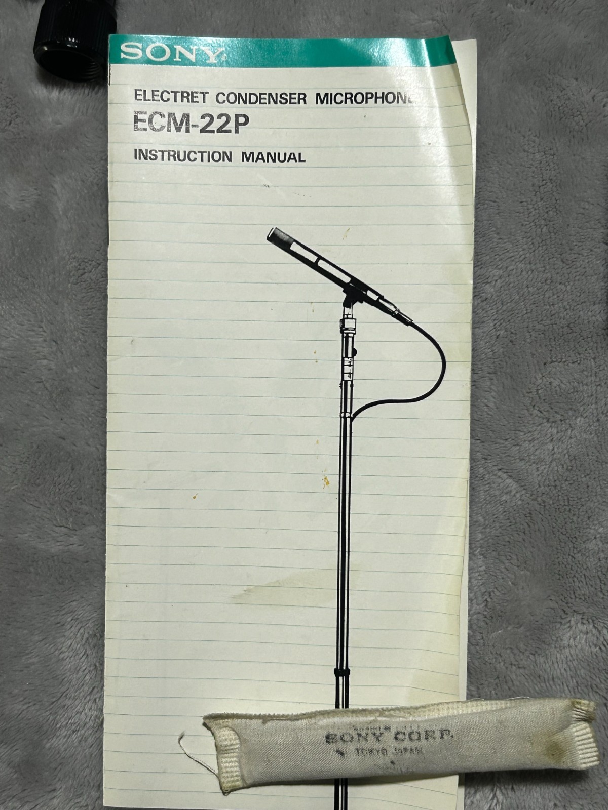 Sony ECM-22P Condenser Microphones Sequential Matched Pair 8470/8471 OBM Tested