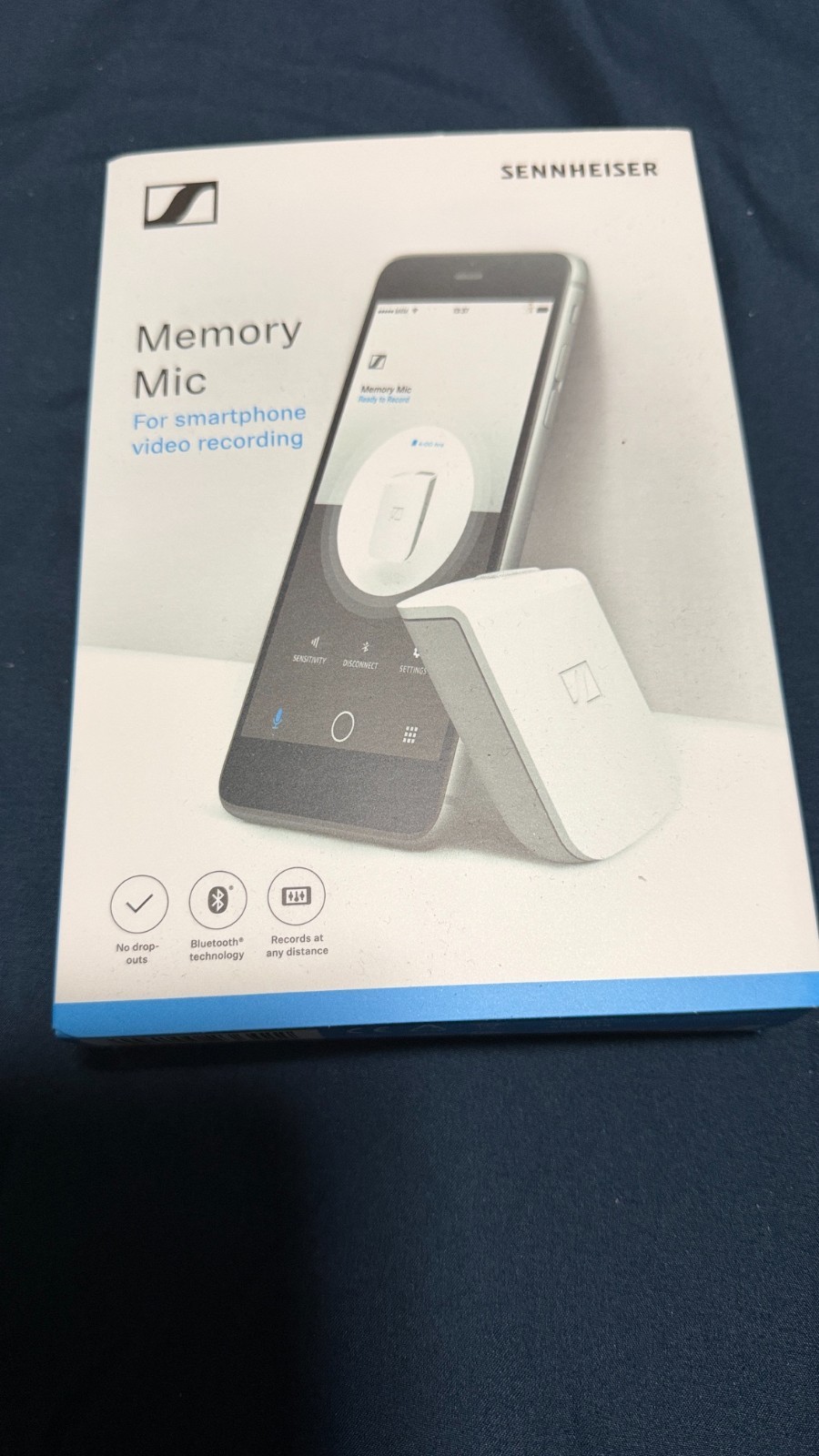Sennheiser Memory Mic Condenser Microphone for Smartphone – Brand NEW Unopened!