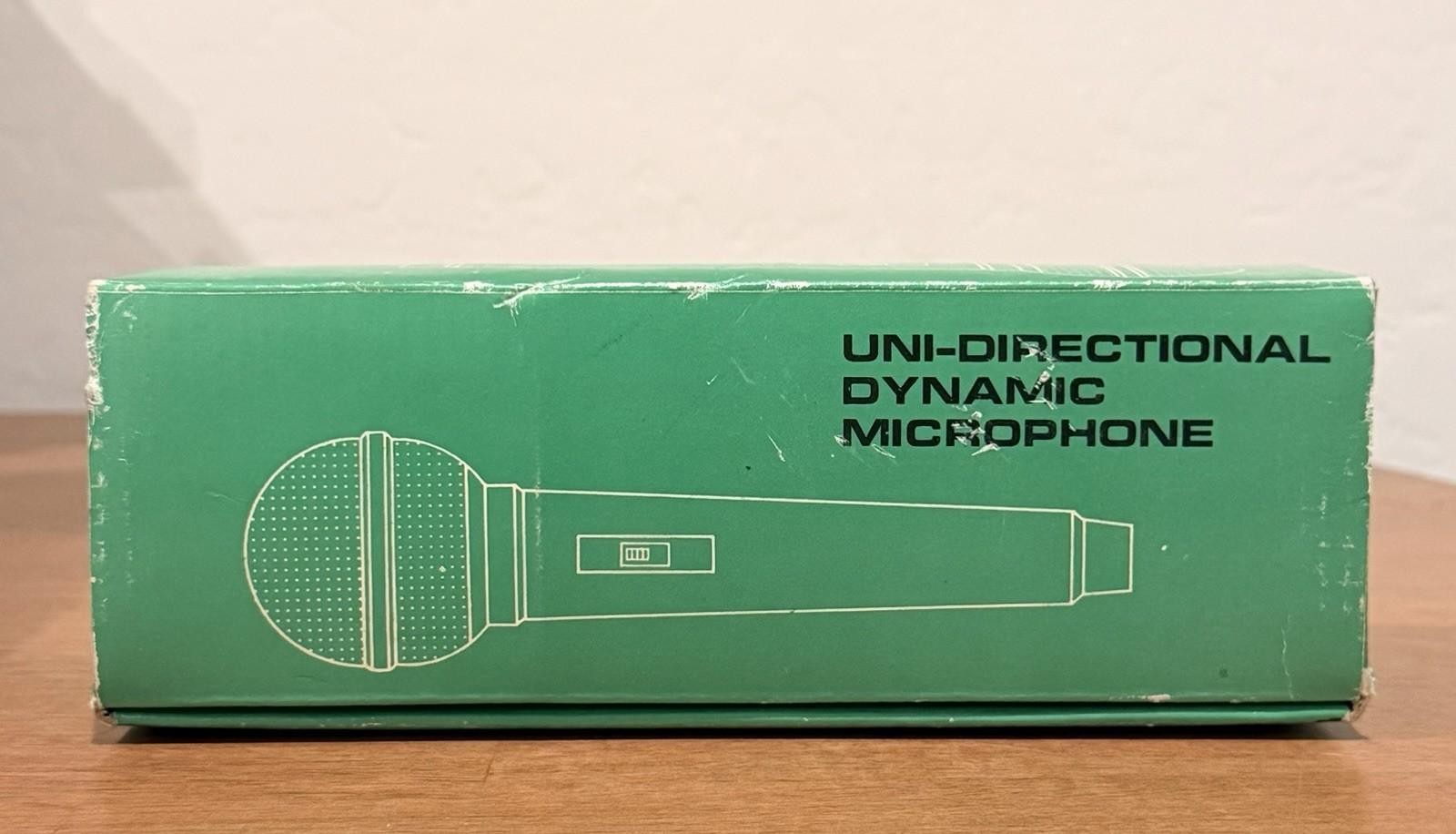 UNI-DIRECTIONAL DYNAMIC MICROPHONE. FREE SHIPPING