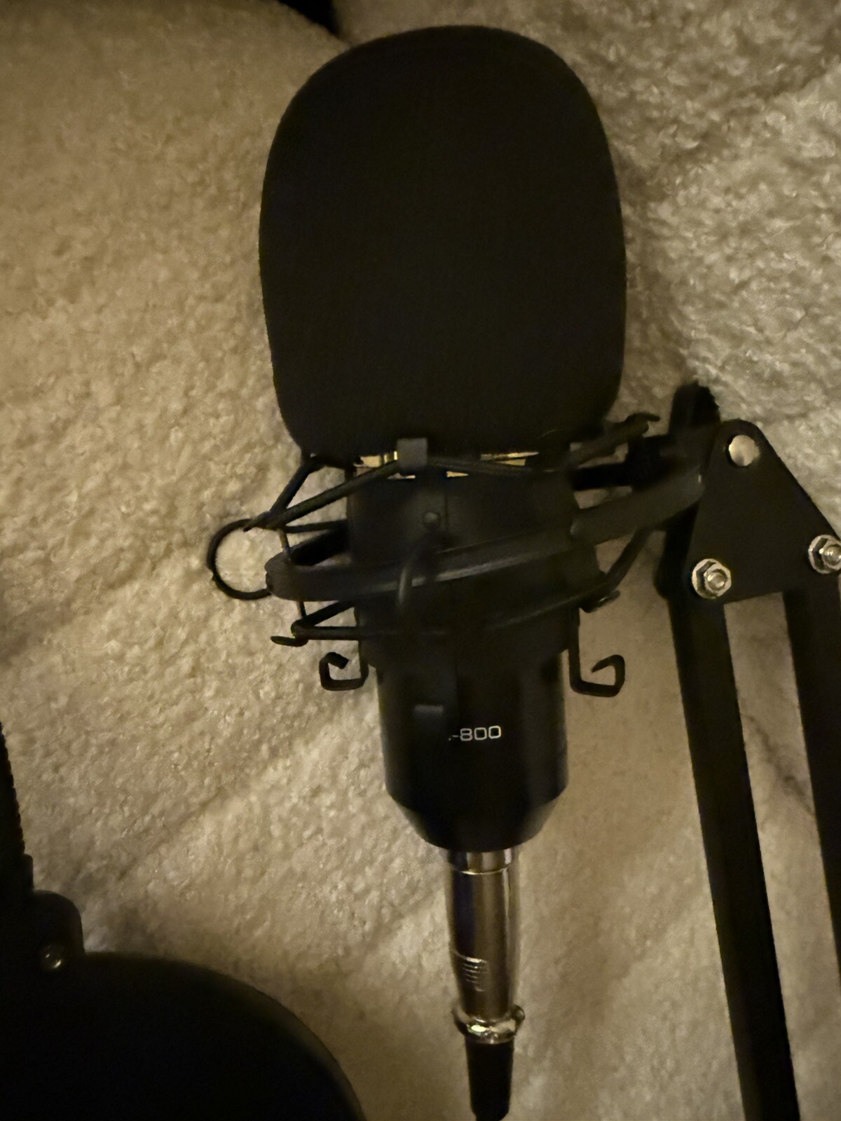 ZINGYOU Condenser Microphone Bundle BM-800 Mic Kit w/ Adjustable Mic Suspension