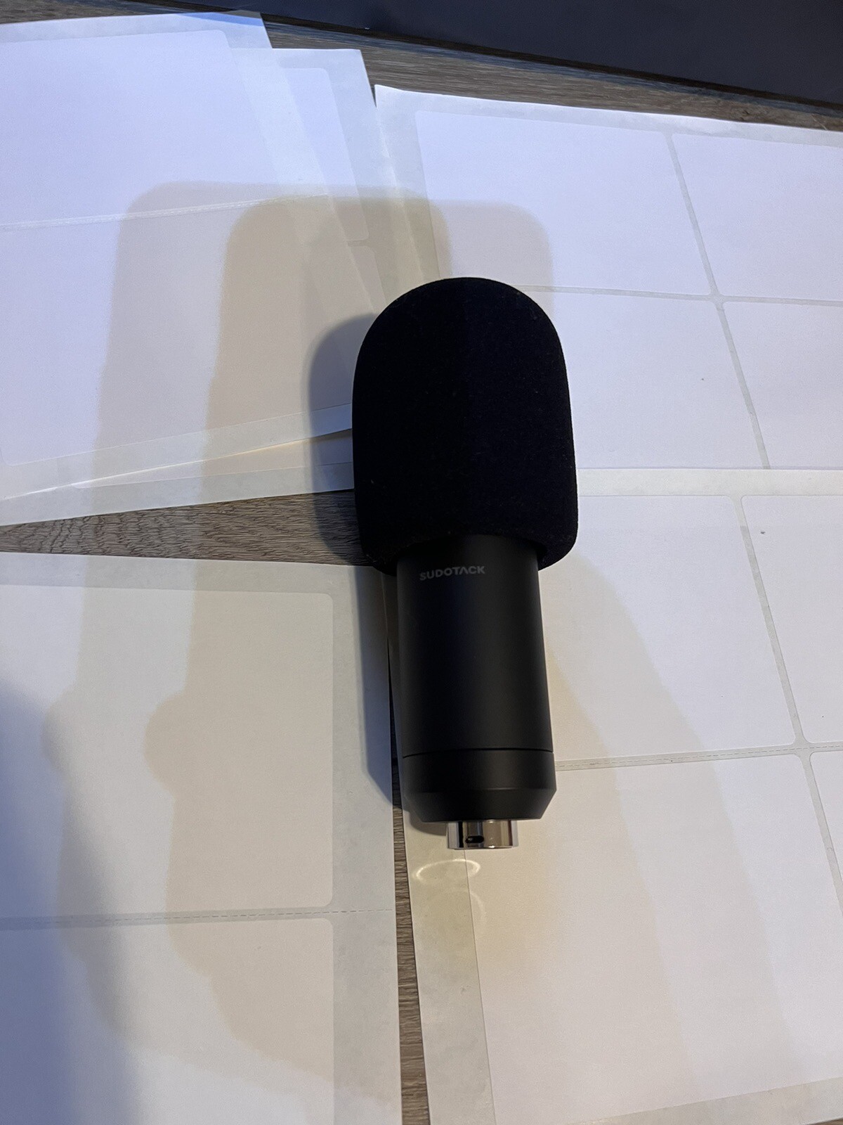 Sudotack Studio Microphone – Black It Comes With a Cord Work Good Condition