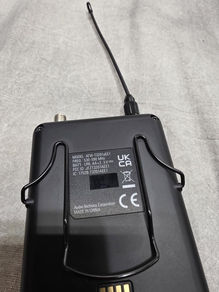 AUDIO-TECHNICA ATW-R3210EE1 AND ATW-T3201 UHF WIRELESS SYSTEM (PIT006112)