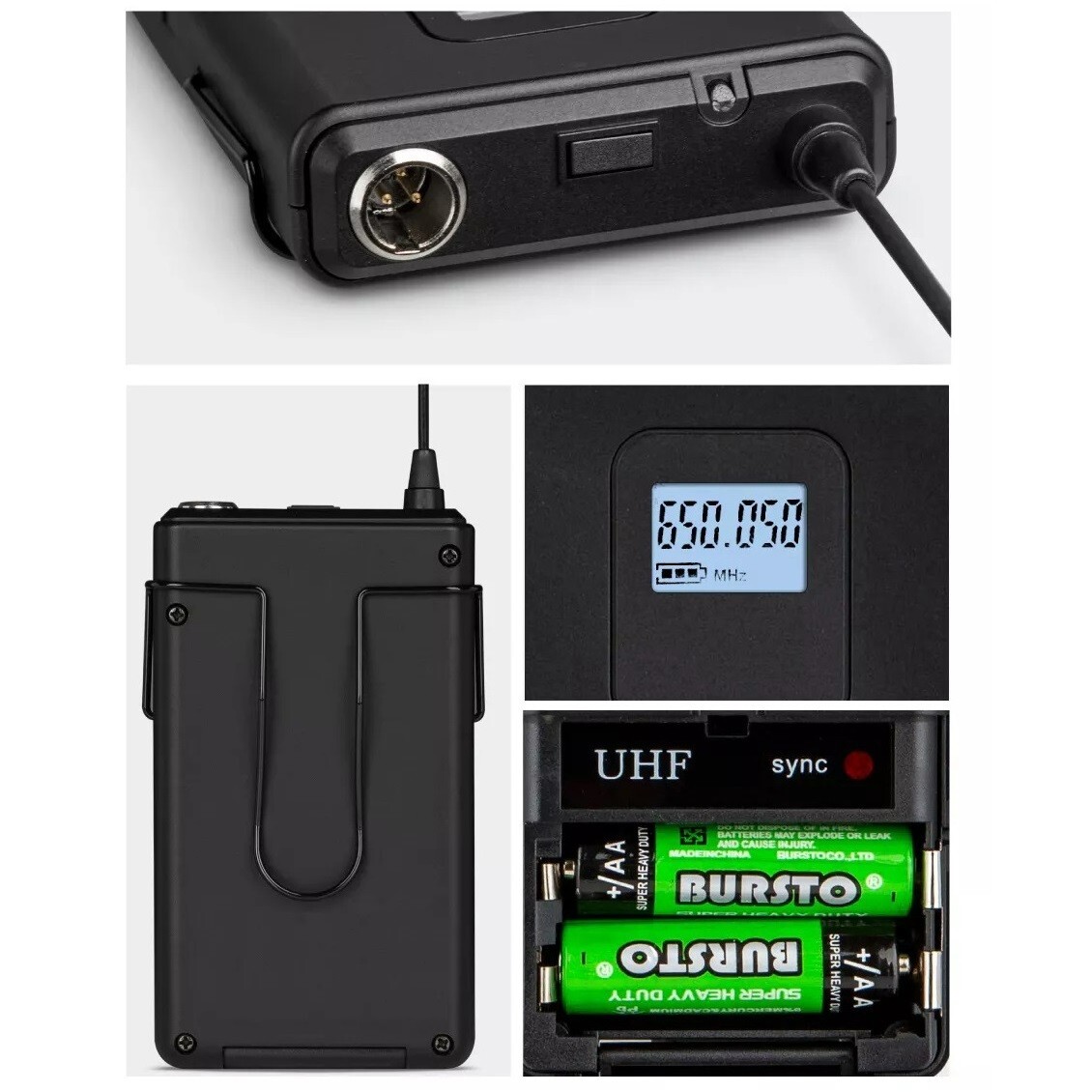 Wireless Headset Microphone For Stage Performance Unidirectional
