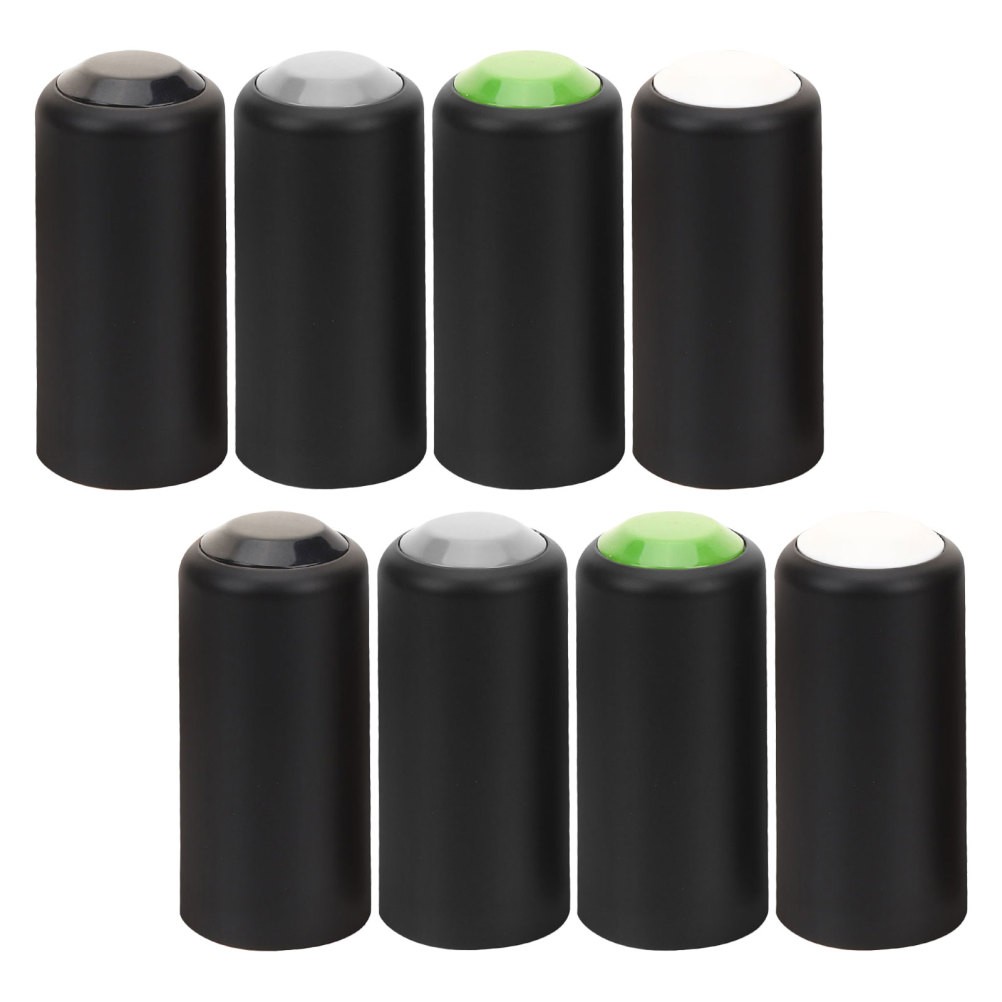 8Pcs Anti Drop Plastic Wireless Mic Bottom Sleeves Protective Covers for Mic