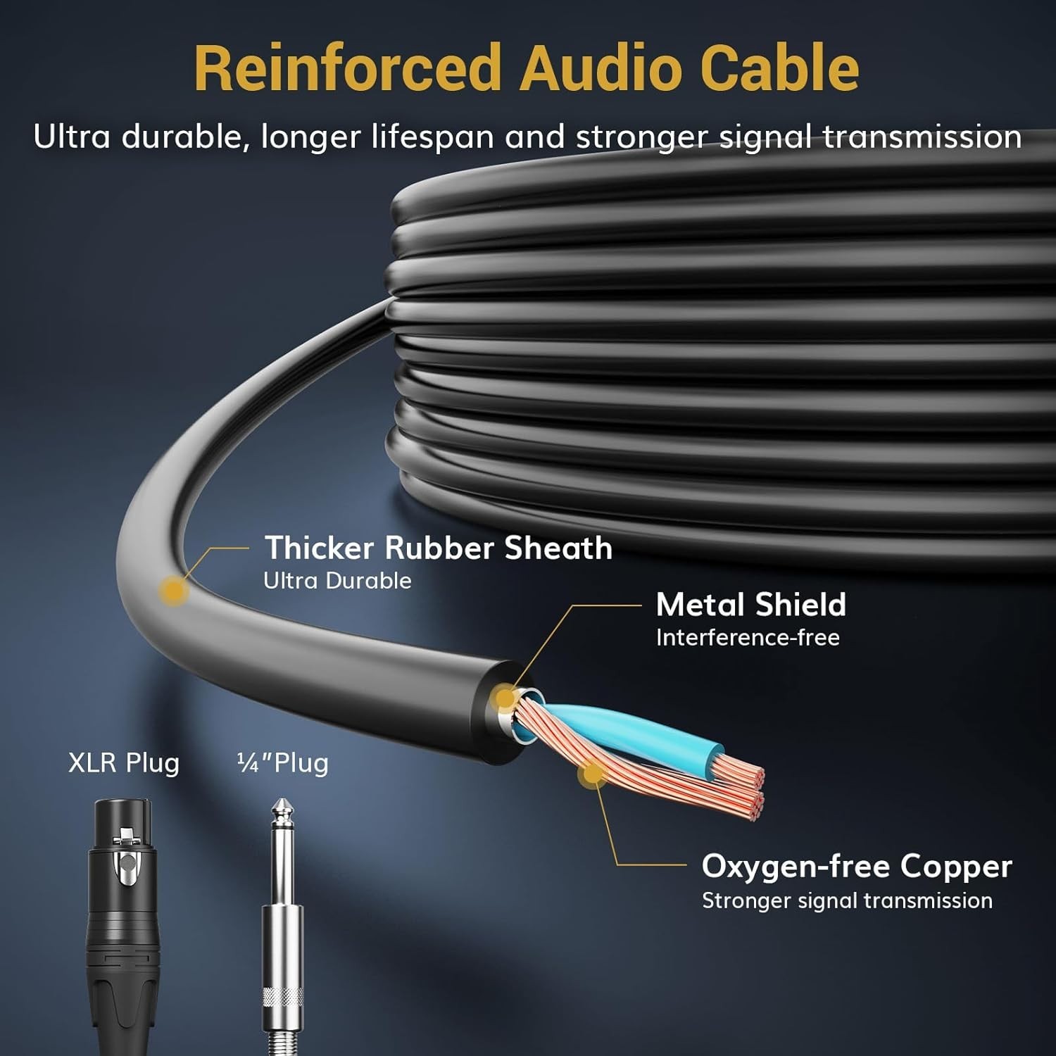 Professional Hypercardioid Microphone for Studio Quality Sound and Karaoke Needs