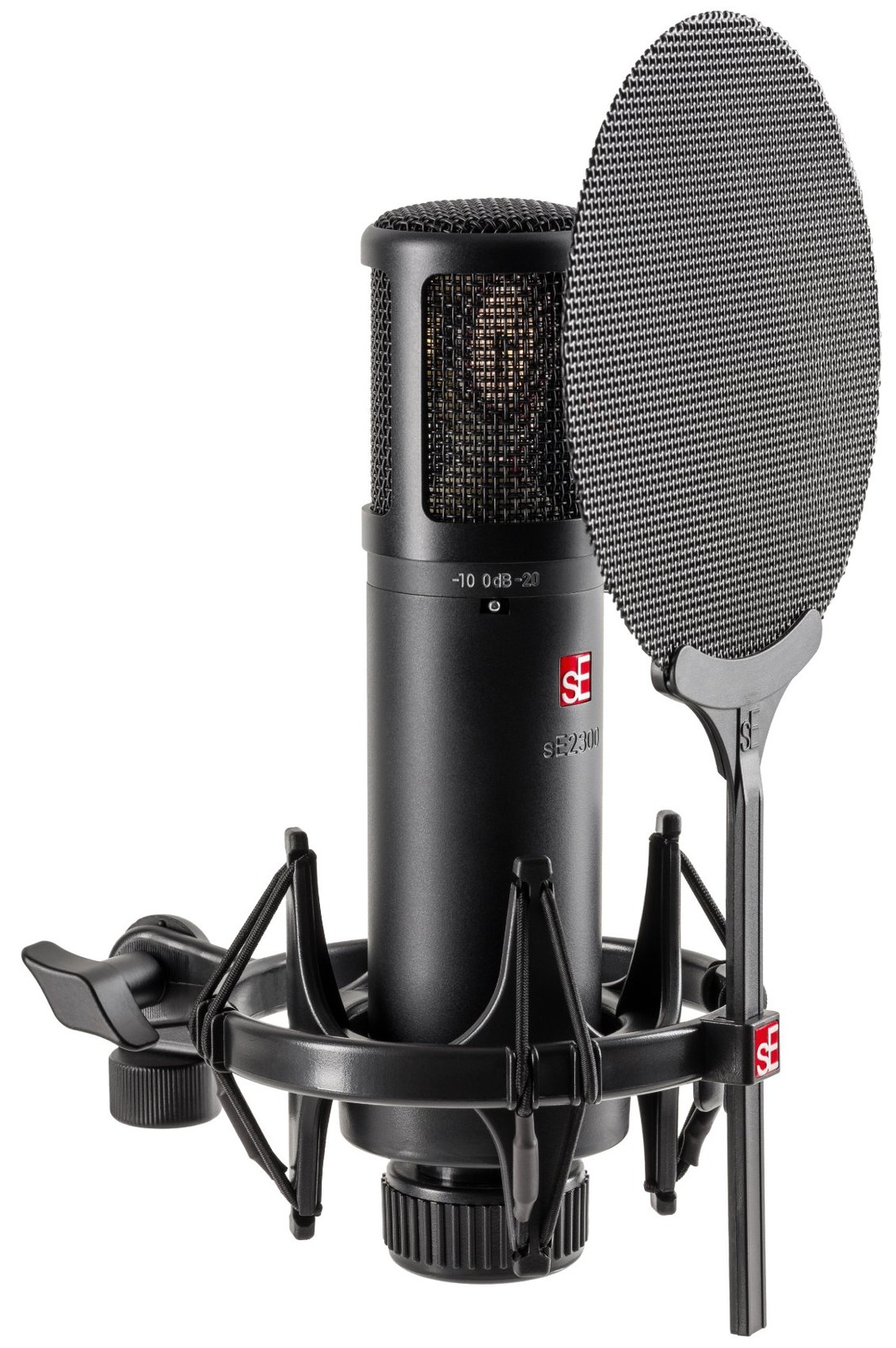 Se Electronics sE2300 Multi-Pattern Recording Microphone+Shockmount+Pop Filter