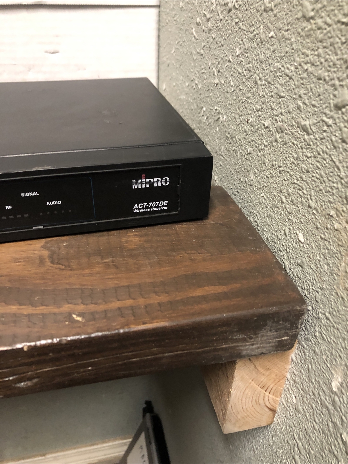 MiPro ACT-707DE Dual Channel Wireless Receiver Power Tested Only AS-IS