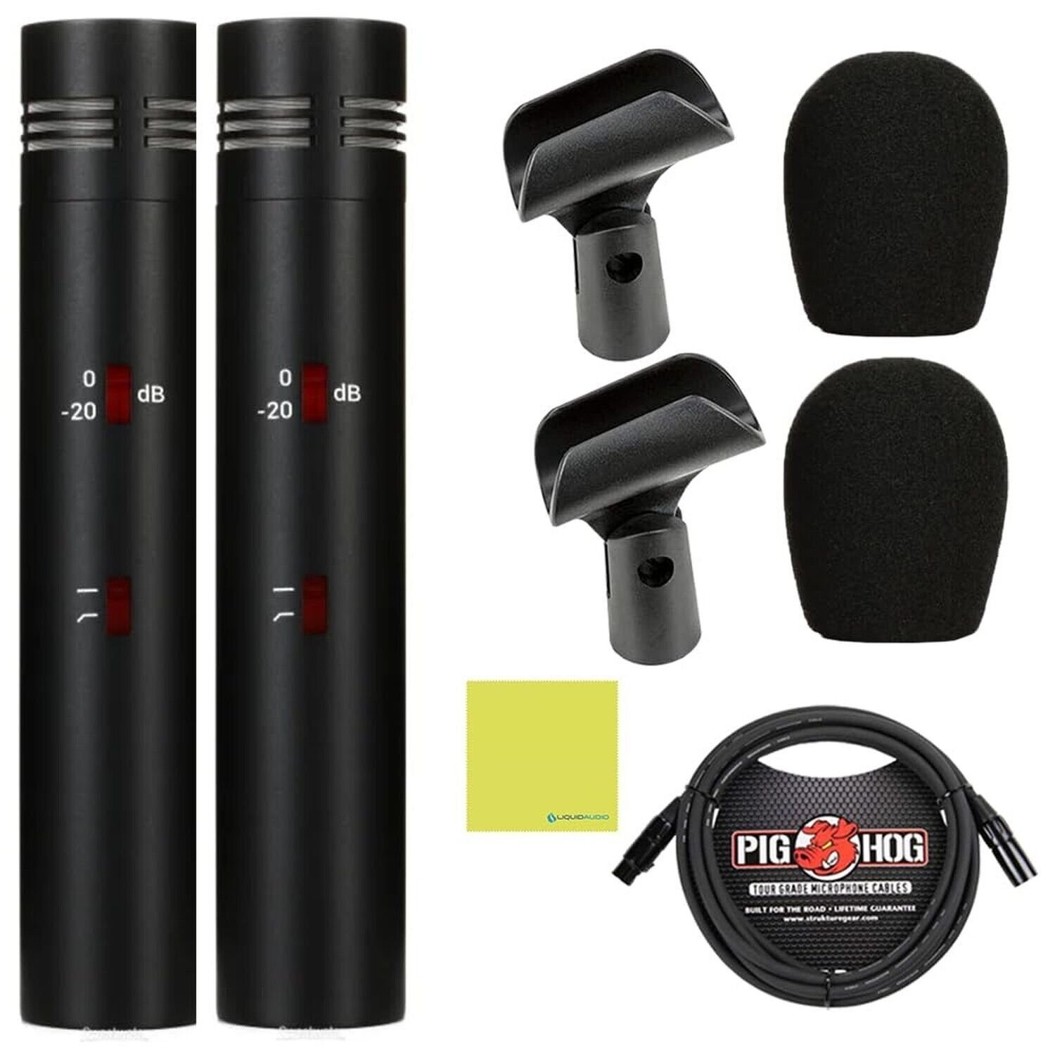 Liquid Audio sE Electronics sE7 Small-Diaphragm Condenser Microphone, Pair Bu…