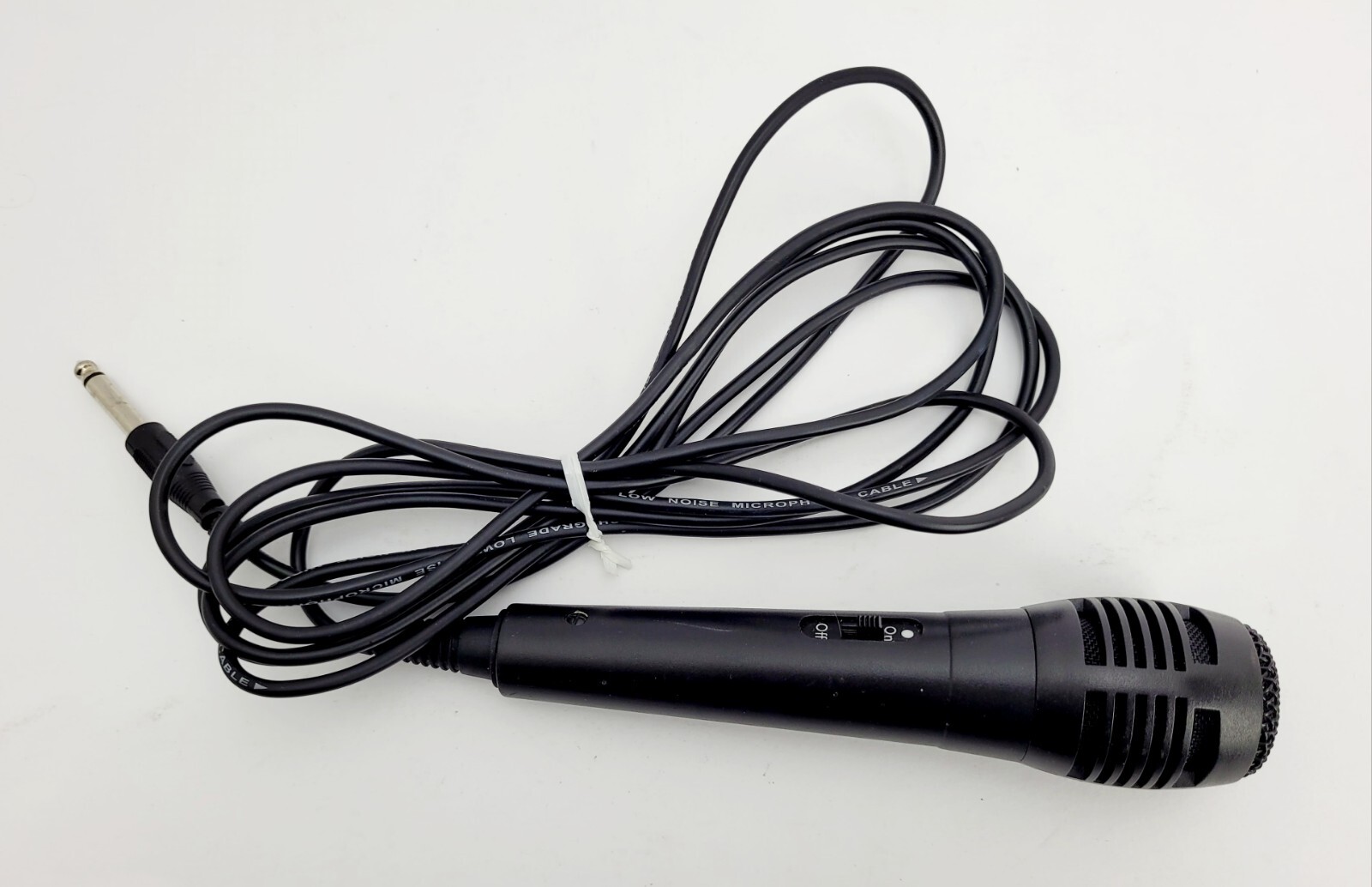 Microphone- For Any Device W/1/4″ 🎤 Input, 10 Foot Cord Clean Untested