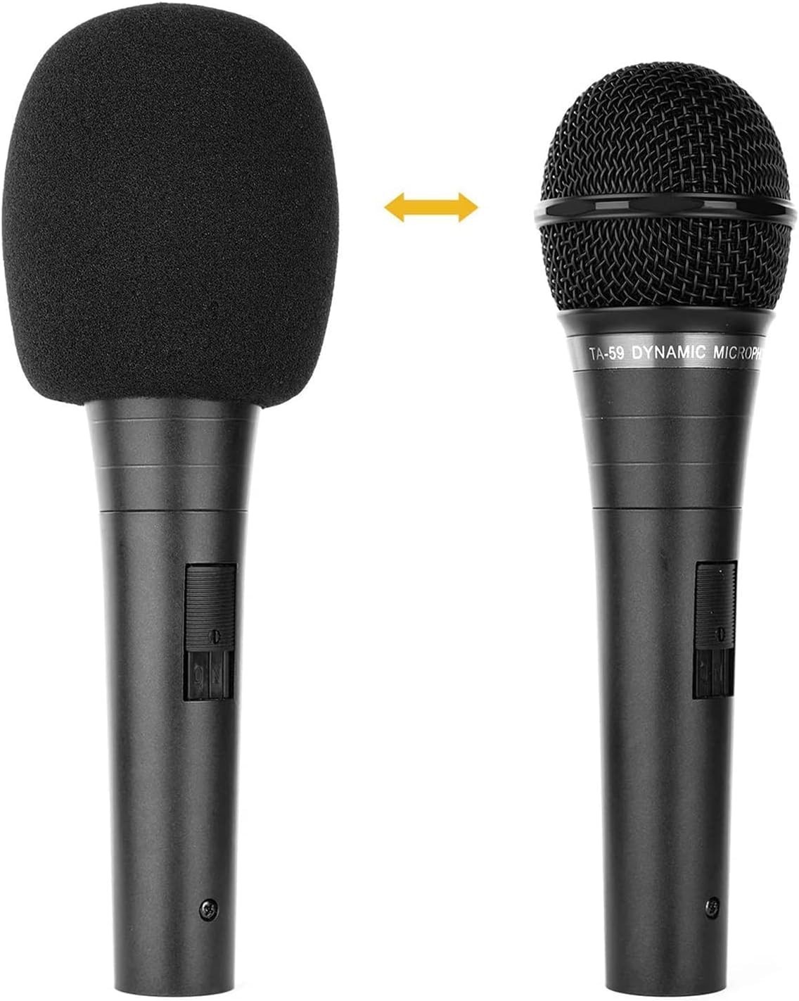 6 Pack Foam Microphone Windscreen Covers for Handheld Mics Noise Reduction