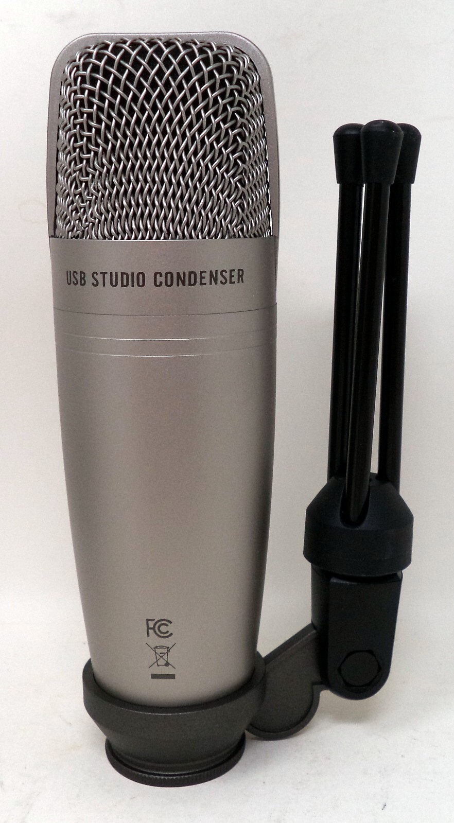 SAMSON Silver C01UPRO USB Studio Condenser Microphone + Manual + Cable