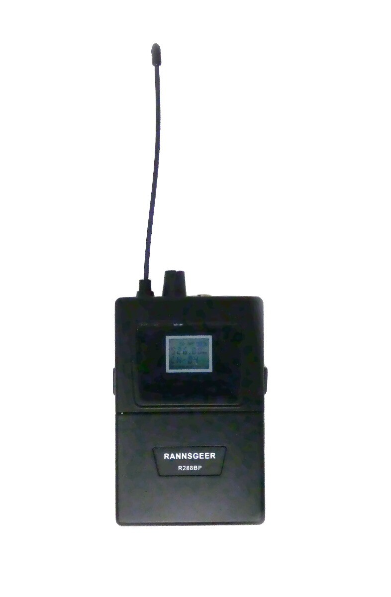 Rannsgeer UHF R288-630PK 4-Channel Pink Color Mini Headset Wireless Microphone