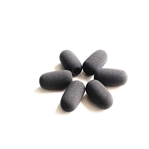 Microphone Covers for Aviation Headset – Foam Windscreen, Pack of 10, Windproof