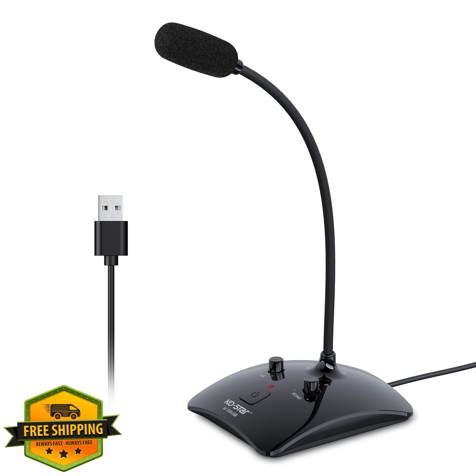 Ko-Star M-750 USB Conference Microphone Omnidirectional Desktop Mic