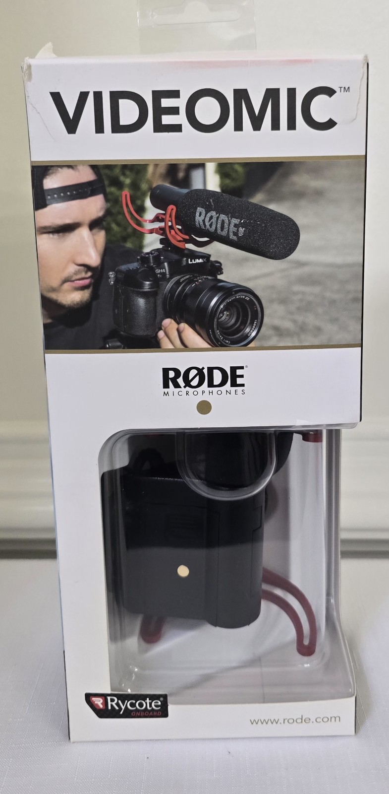 Rode VideoMic Lightweight On-camera Microphone, New, never used