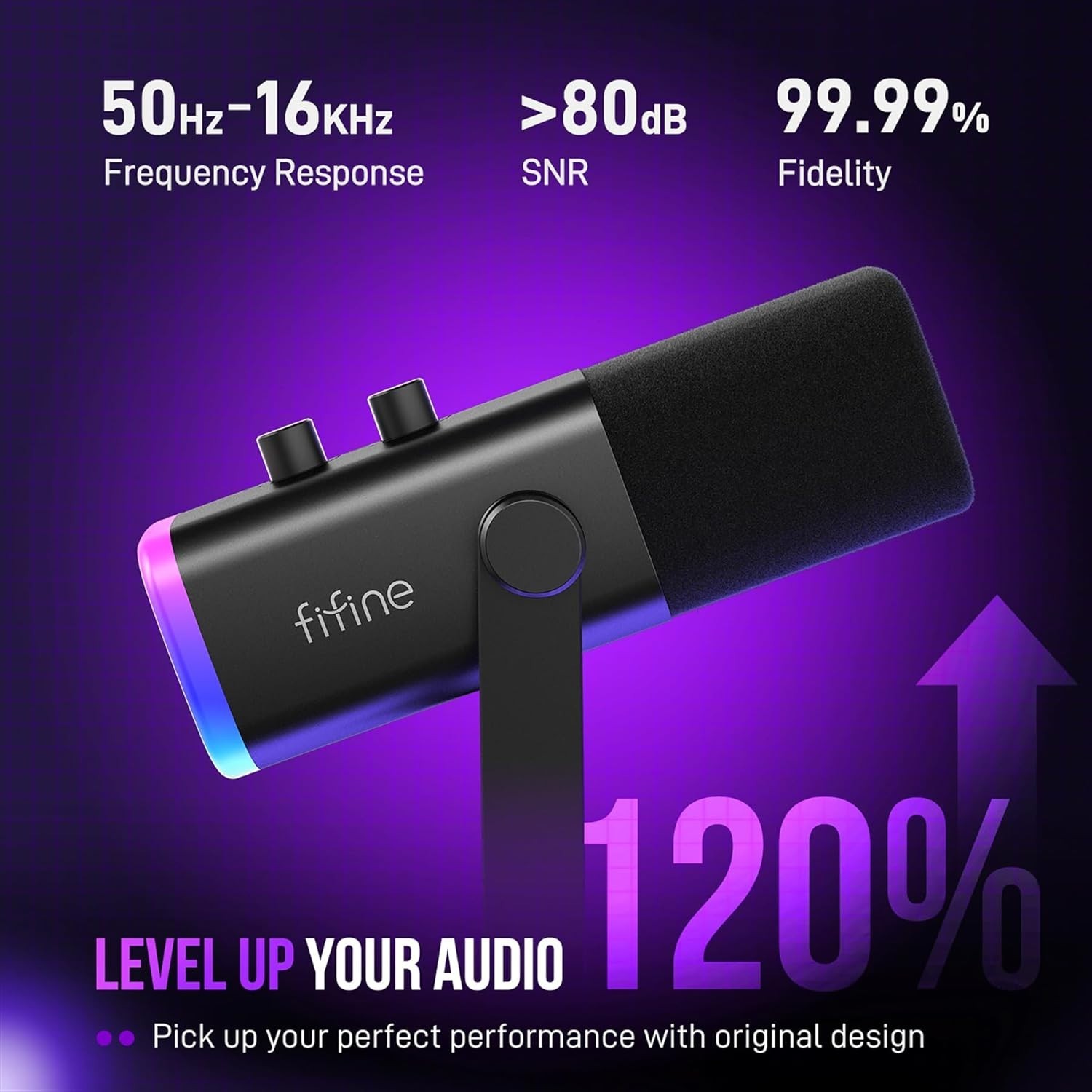 XLR/USB Gaming Microphone Set Dynamic PC Mic for Streaming Podcasting Compute…