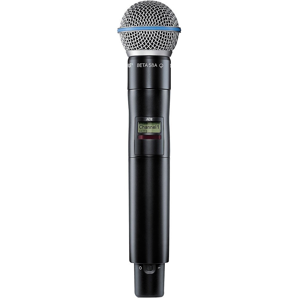 Shure Axient Digital AD2/B58 Wireless HH Mic Transmitter w/BETA 58A Cap Band G57