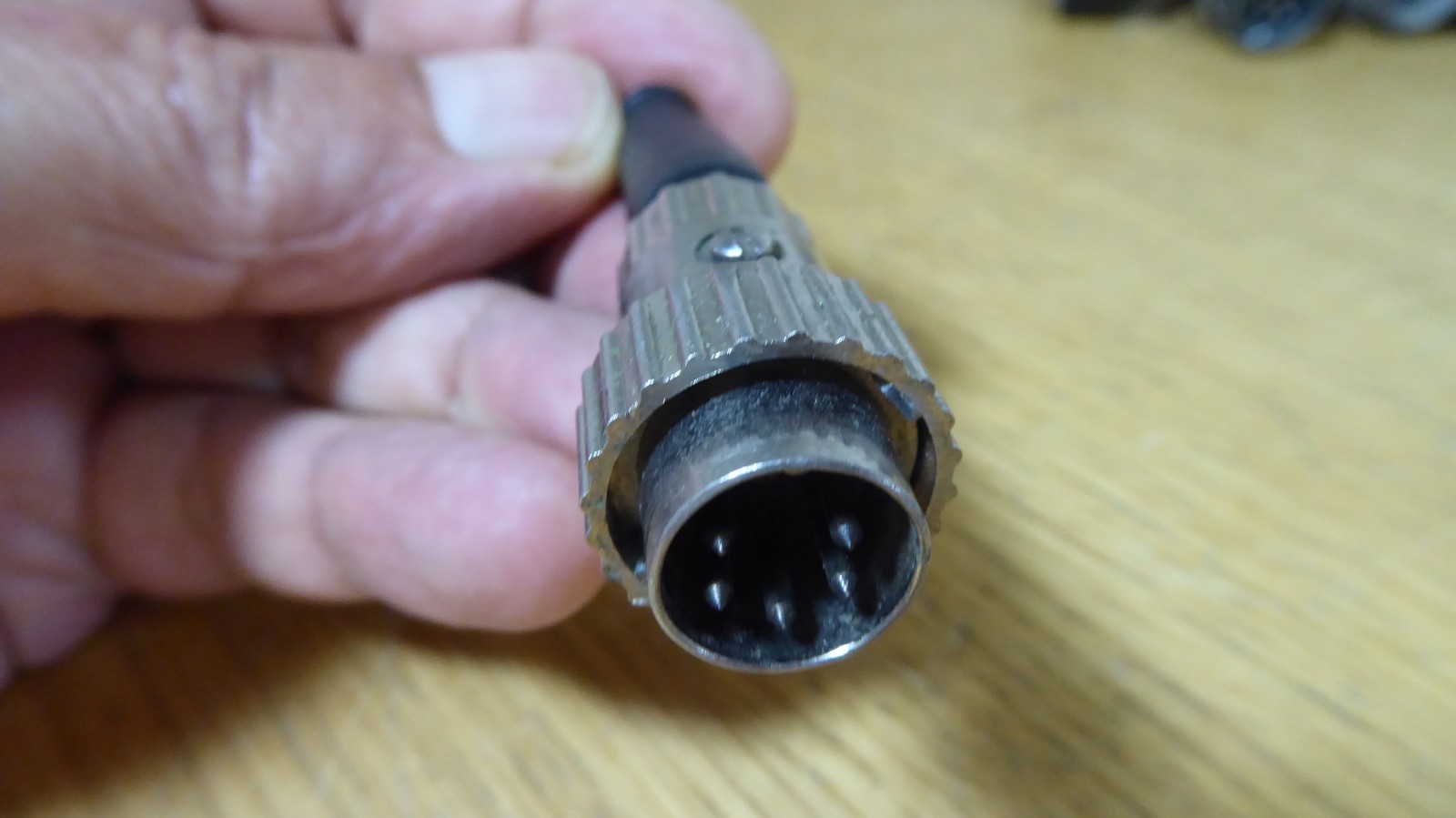 Microphone Jack , Male in socket 5-pin,