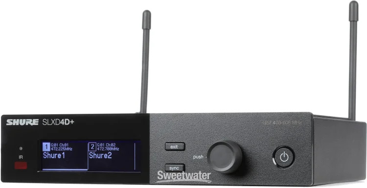Shure SLXD14D+ Dual Wireless Bodypack System – G57 Band