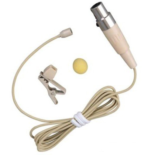 Skin Color Lapal Lavalier Microphone For Shure Wireless Omni Mic TA4F Mini Plug