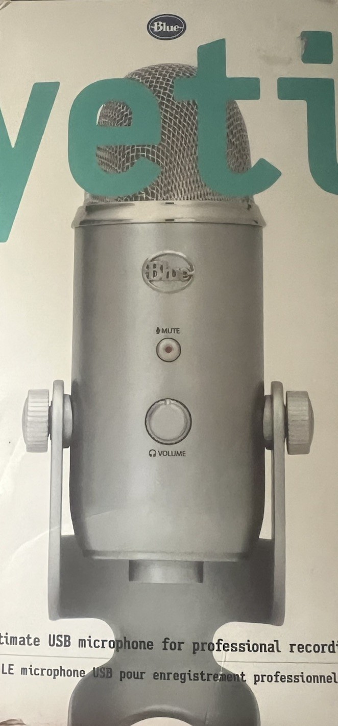 Blue Microphone – Yeti Silver: Studio 836213001950